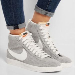 Nike Blazer Perforated Suede High-top Sneakers